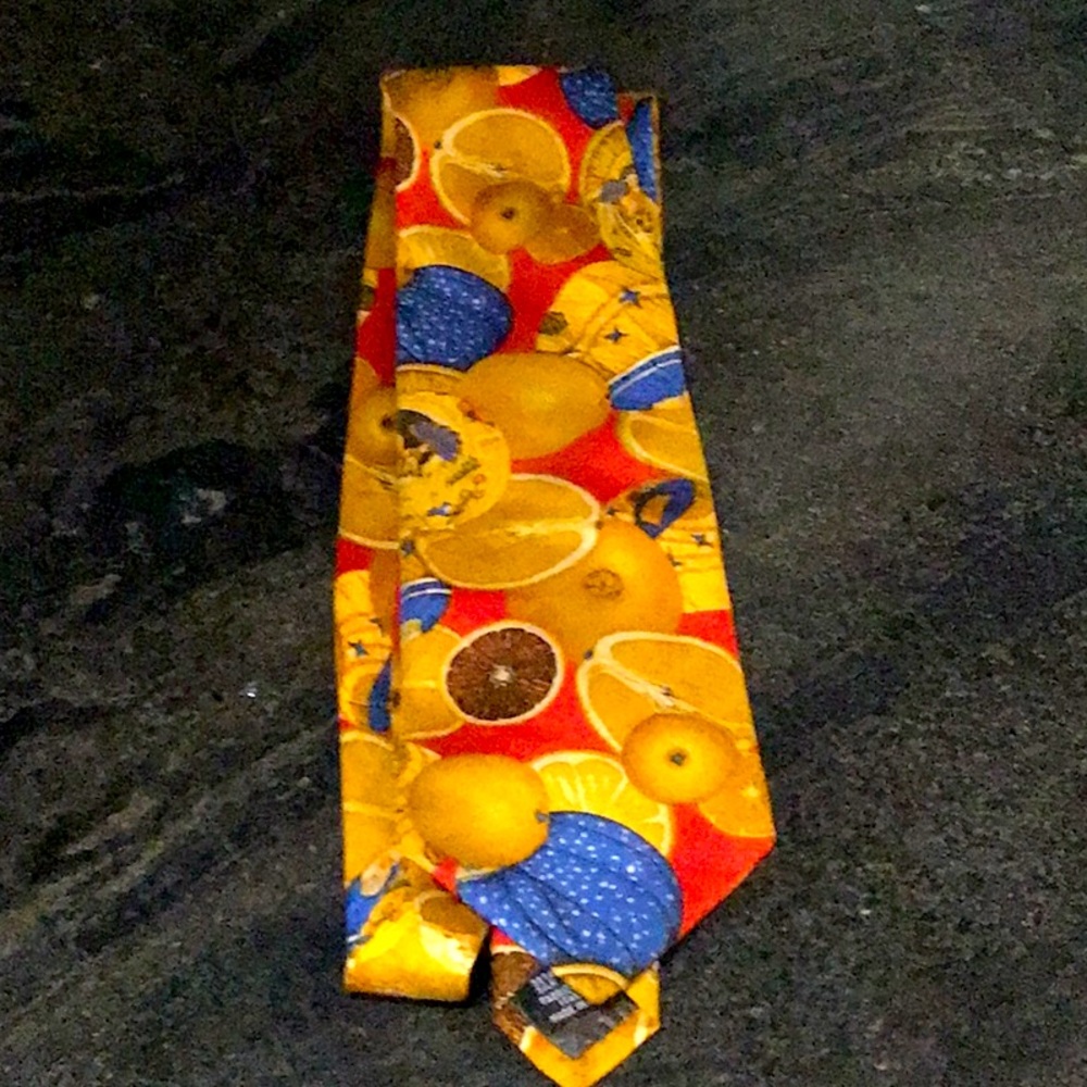 YVES SAINT LAURENT lemon tie
